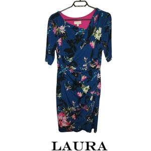 NWT Laura Stretchy Floral Dress